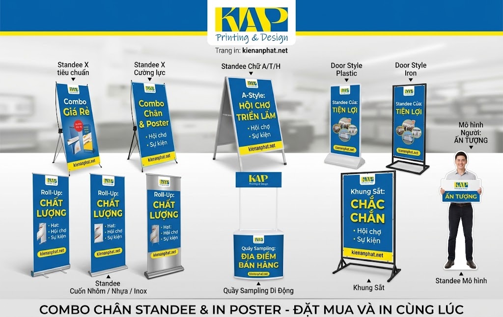Chân standee quảng cáo