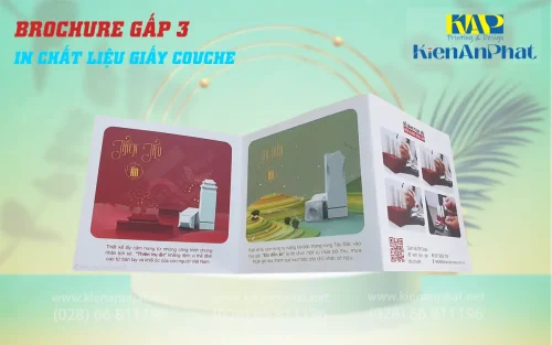 Bảng giá in brochure gấp 3 tại in kiến an phát