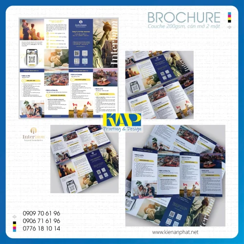Mẫu in brochure tại in Kiến An Phát tpHCM