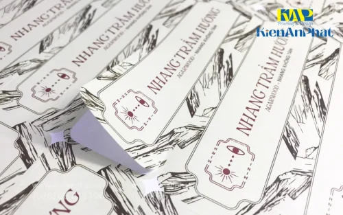 In nhãn, tem decal giấy làm nhãn nhang tại in Kiến An Phát tpHCM