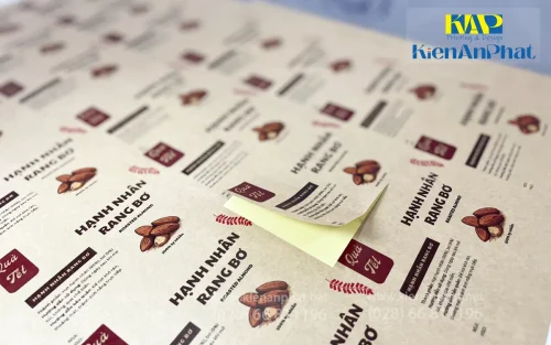 In nhãn, tem decal giấy kraft giá rẻ tại tphcm