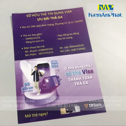 Bảng giá in tờ rơi A5 giá rẻ Kiến An Phát
