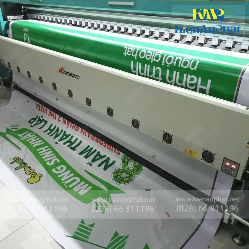 Xưởng in băng rôn quảng cáo sự kiện trên máy in khổ lớn tại Kiến an Phát