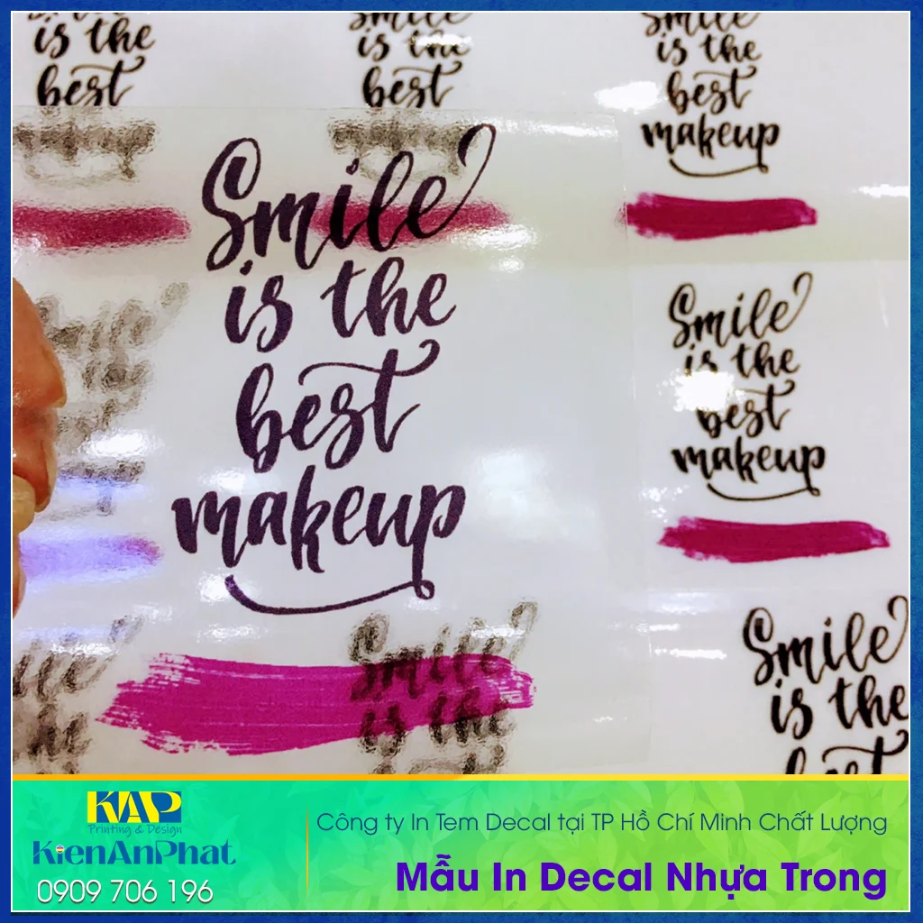 In Decal Nhựa Trong tại TP Hồ Chí Minh: Sự Tinh Tế Của Hiệu Ứng Xuyên Thấu