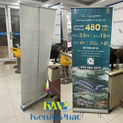 Chân standee cuốn nhôm cao cấp KAP-CC - Ảnh 4