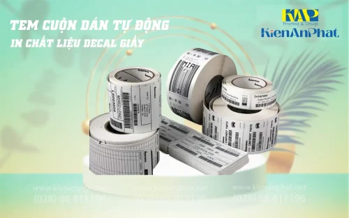 In tem, nhãn decal dạng cuộn giá rẻ tại hcm