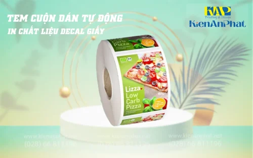 In tem, nhãn decal dạng cuộn tại in Kiến An Phát