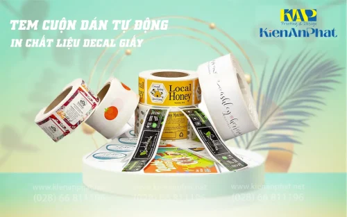 In tem, nhãn decal dạng cuộn giá rẻ tại tphcm