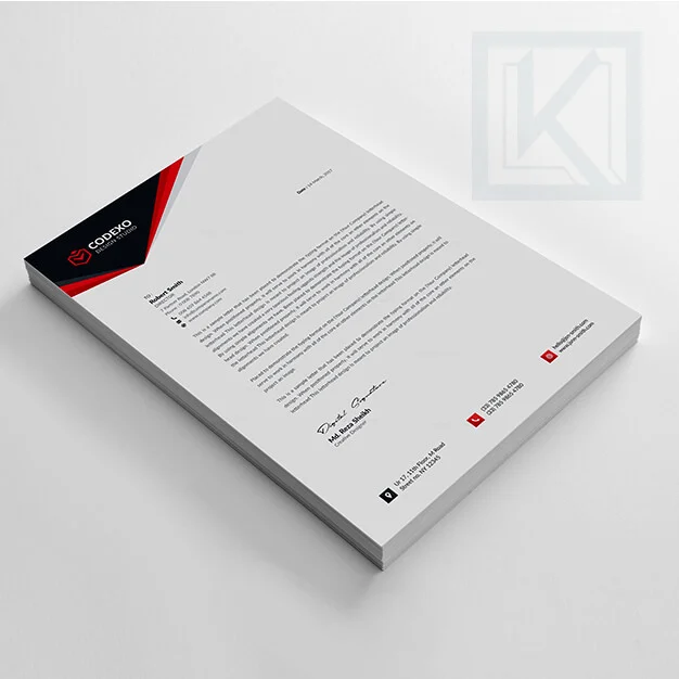 Thiết kế letterhead, bao thư