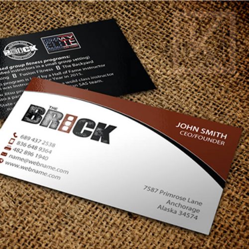 thiết kế name card, tag treo