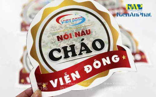 Bảng giá in pp cán (bồi) format tại in Kiến An Phát làm logo thương hiệu