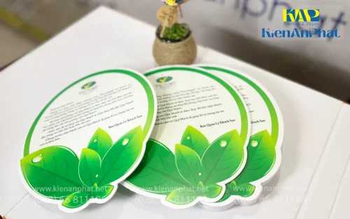 Bảng giá in pp cán (bồi) format tại in Kiến An Phát làm bảng giới thiệu dịch vụ khách sạn