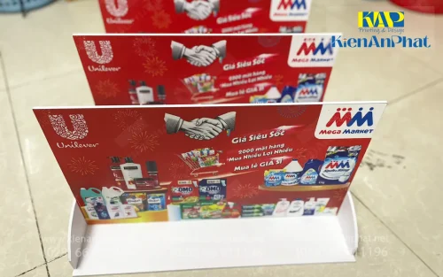Bảng giá in pp cán (bồi) format tại in Kiến An Phát làm poster trưng bày sản phẩm
