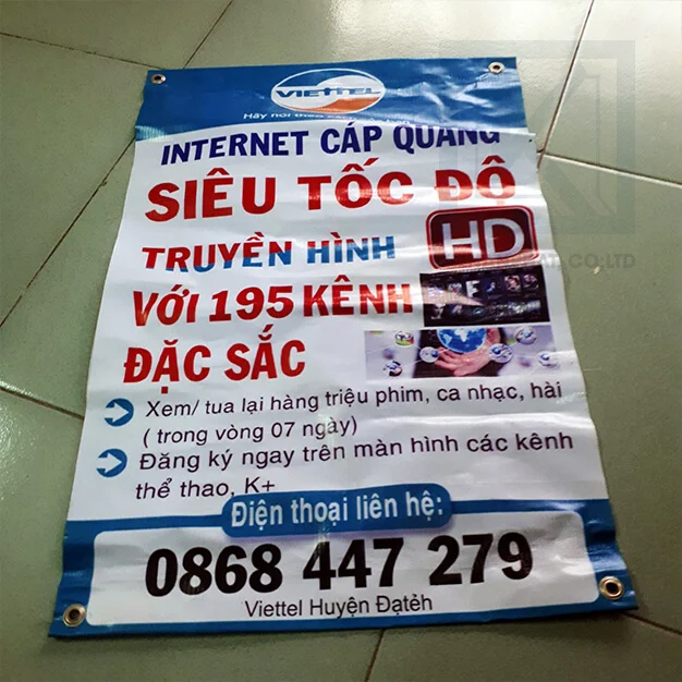 In bạt quảng cáo lấy ngay trong ngày
