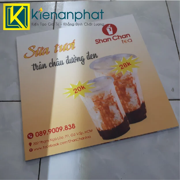 In poster theo yêu cầu