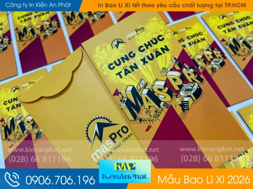 In Bao Lì Xì tết theo yêu cầu chất lượng tại TP.HCM