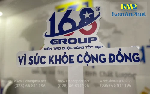 In hashtag cầm tay vì sức khỏe cộng đồng tại hcm