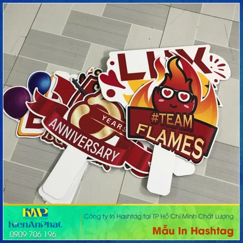 Mẫu Hastag Cầm Tay 2026 tại In Hashtag Kiến An Phát