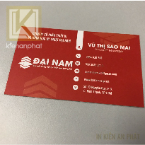 in name card gấp