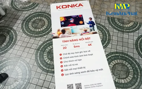 In standee trong nhà, standee ngoài trời giá rẻ tphcm