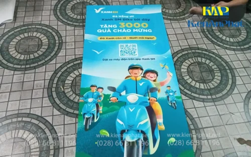 In standee trong nhà, standee ngoài trời giá rẻ tại hcm