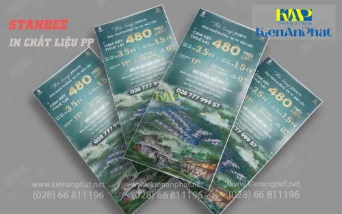 chất liệu in standee pp bất động sản giá rẻ tại hcm