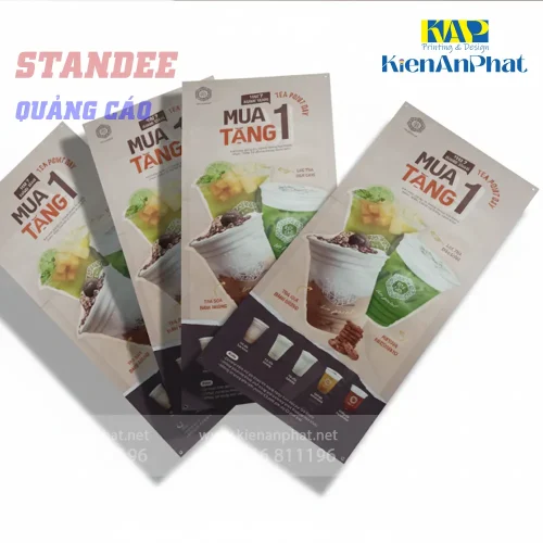 chất liệu in standee pp trà sữa giá rẻ tại hcm
