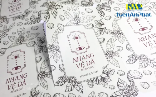 In decal lấy liền chất liệu decal giấy làm nhãn nhang