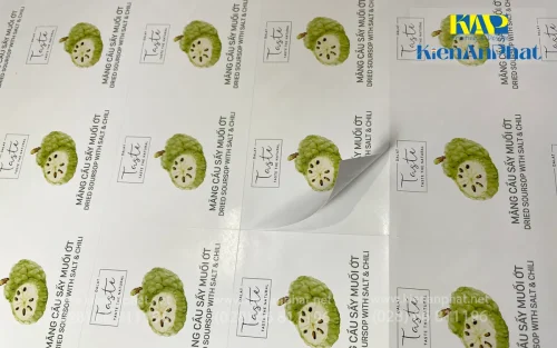 In decal lấy liền làm tem nhãn tại in Kiến An Phát