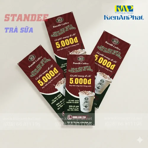 In Standee Trà Sữa tại in kiến an phát