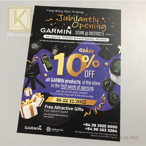tờ rơi khai trương