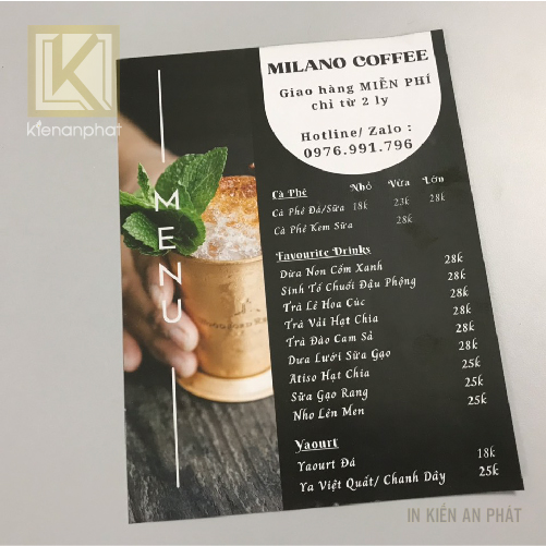 tờ rơi quảng cáo quán ăn