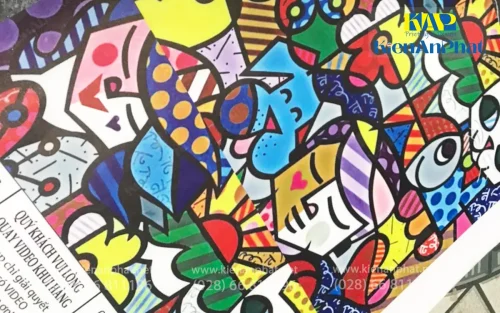 In decal số lượng ít làm poster tại kiến an phát