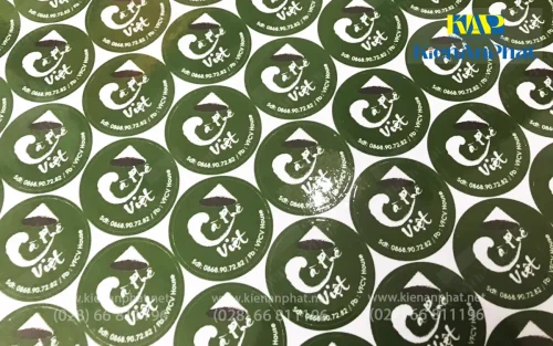 In decal số lượng ít làm sticker dán