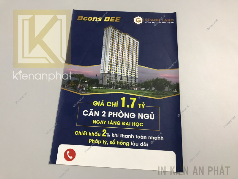 in tờ rơi bất động sản