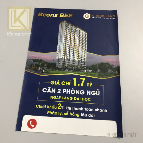 in tờ rơi bất động sản
