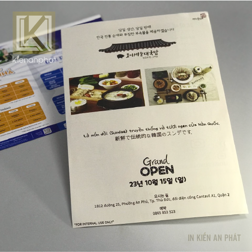 Dịch vụ in màu chất lượng cao tại in Kiến An Phát