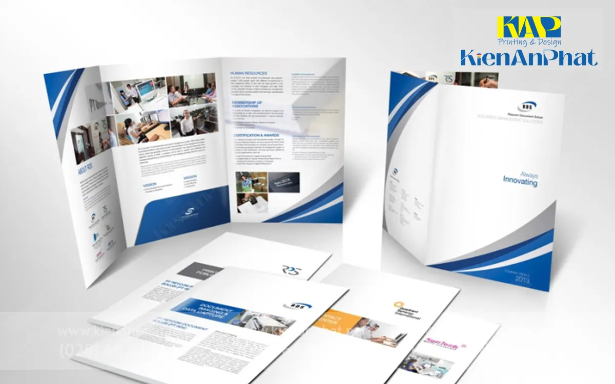 In catalogue bìa cứng nhanh giá rẻ tại Kiến An Phát