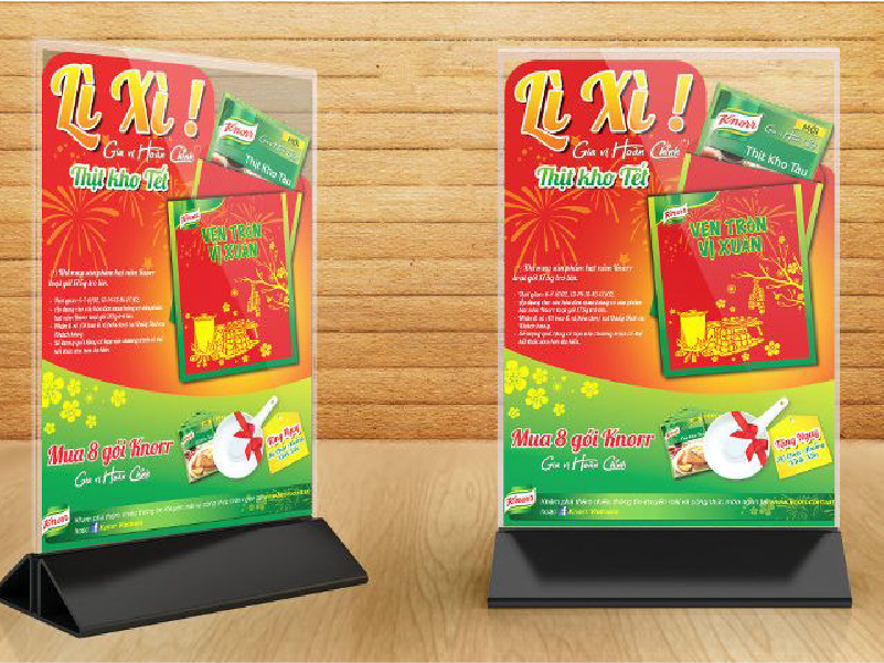 Tìm hiểu về standee để bàn và menu để bàn