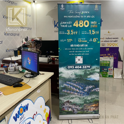 Chân standee 60x160, sản phẩm quảng cáo hiệu quả