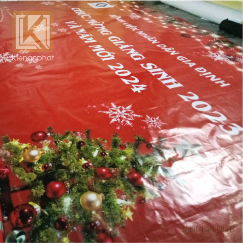 In phông nền sân khấu mừng chúa giáng sinh (Noel) đẹp tại tpHCM