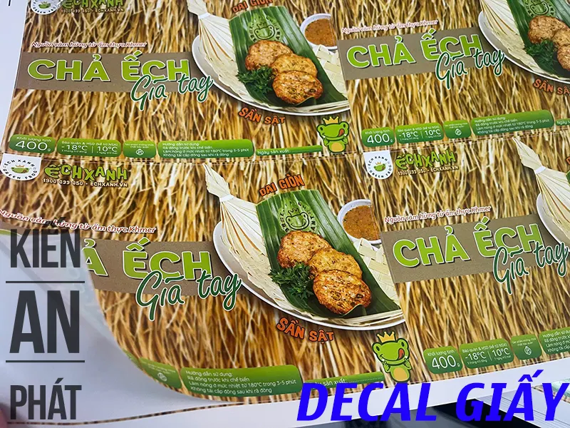 Đặt in tem nhãn decal tại Kiến An Phát tpHCM nhanh chóng và dễ dàng