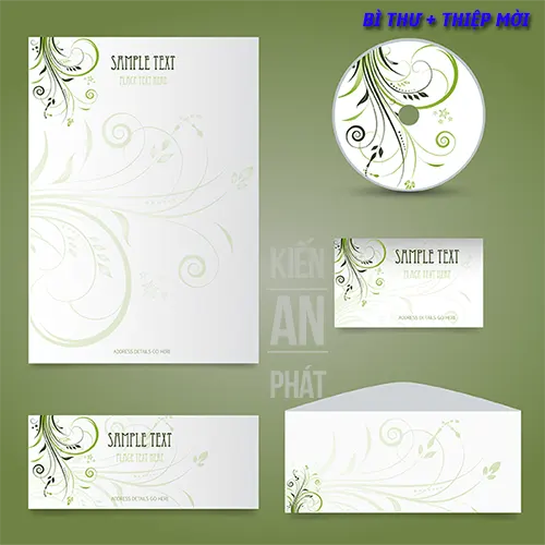 Thiết kế phong bì thư ấn tượng và chuyên nghiệp