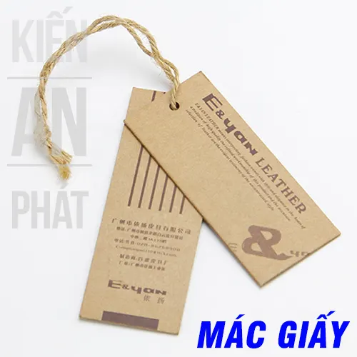 In mác giấy quần áo giá rẻ tại TPHCM