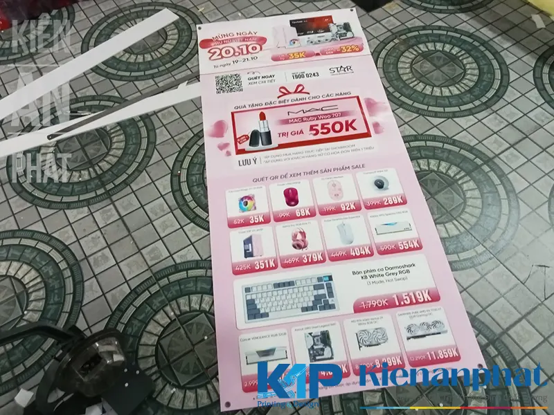 In Standee chuyên nghiệp - Giá rẻ - Lấy liền tại tpHCM | In Kiến An Phát