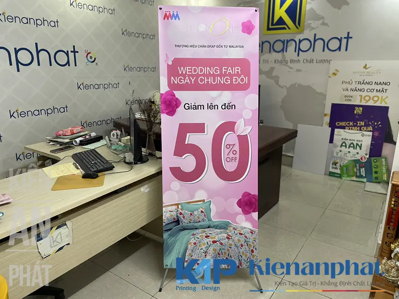 In Standee Giá rẻ - Lấy liền tại tpHCM | In Kiến An Phát