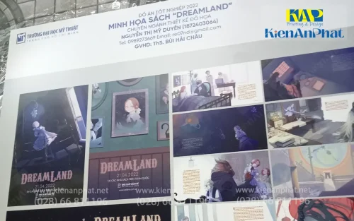 In poster pp cho trường học mỹ thuật