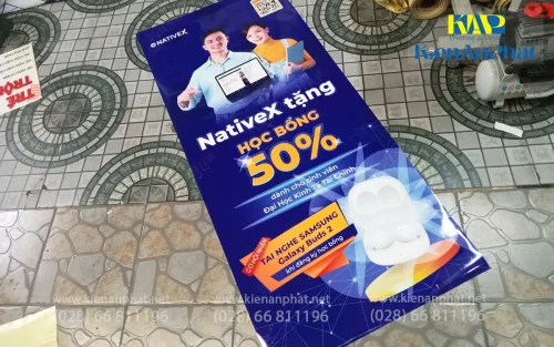 In poster pp làm standee quảng cáo tại kiến an phát