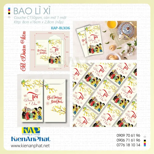 Mẫu Bao Lì Xì Tết Chào Xuân Bính Ngọ 2026