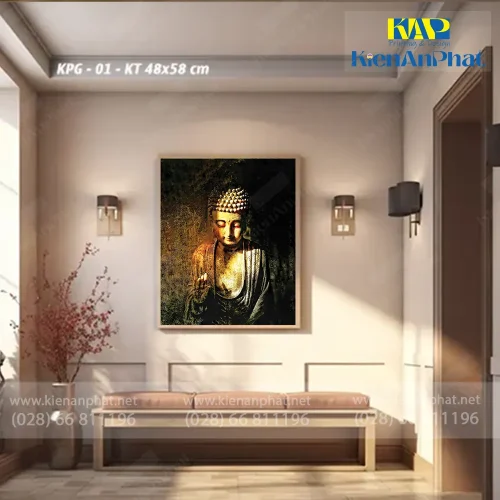 Mẫu tranh Phật Giáo tại in Kiến An Phát